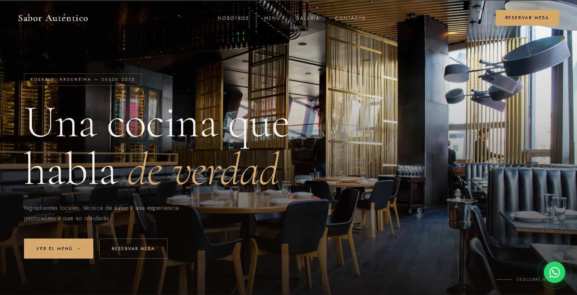 Landing page para cafetería con sistema de reservas en React